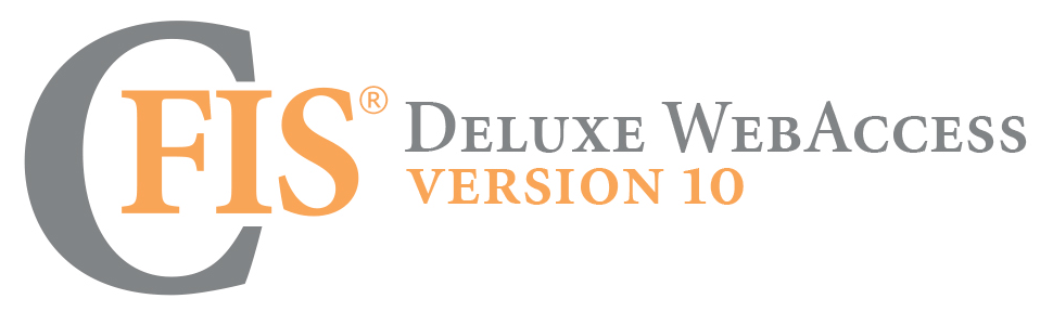 CFIS Deluxe WebAccess Version 10
