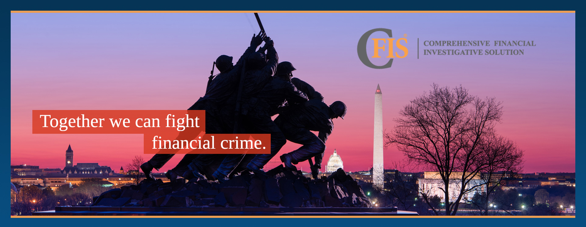 Together we can fight financial crime.